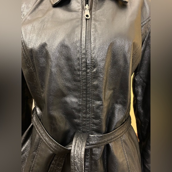 Jacqueline Ferrar Women's Black Leather Jacket - Picture 2 of 8
